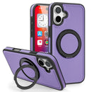 For iPhone 16 Pro 360 Degree Rotating MagSafe Holder Phone Case