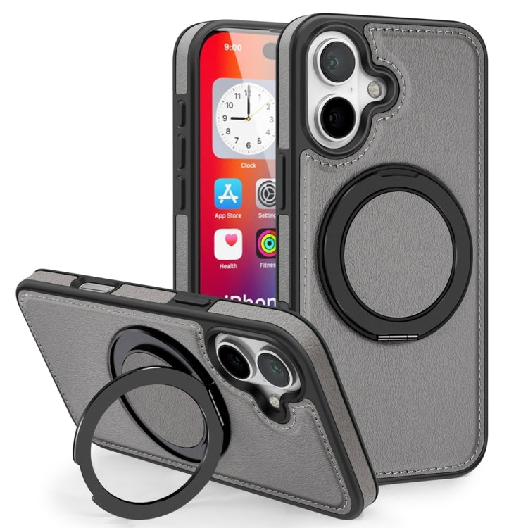 For iPhone 16 360 Degree Rotating MagSafe Holder Phone Case