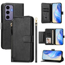 Multi-Card Slots Zipper Wallet Leather Phone Case, For Galaxy S24 5G, For Galaxy S23 FE 5G, For Galaxy S23 Ultra 5G, For Galaxy S23+ 5G