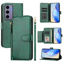 Multi-Card Slots Zipper Wallet Leather Phone Case, For Galaxy S24 5G, For Galaxy S23 FE 5G, For Galaxy S23 Ultra 5G, For Galaxy S23+ 5G