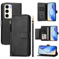 Multi-Card Slots Zipper Wallet Leather Phone Case, For Galaxy S23 5G, For Galaxy S22 Ultra 5G, For Galaxy S22+ 5G, For Galaxy S22 5G