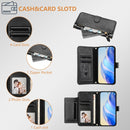 Multi-Card Slots Zipper Wallet Leather Phone Case, For Galaxy S23 5G, For Galaxy S22 Ultra 5G, For Galaxy S22+ 5G, For Galaxy S22 5G