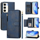 Multi-Card Slots Zipper Wallet Leather Phone Case, For Galaxy S23 5G, For Galaxy S22 Ultra 5G, For Galaxy S22+ 5G, For Galaxy S22 5G