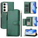 Multi-Card Slots Zipper Wallet Leather Phone Case, For Galaxy S23 5G, For Galaxy S22 Ultra 5G, For Galaxy S22+ 5G, For Galaxy S22 5G