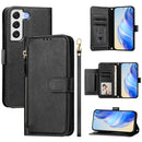 Multi-Card Slots Zipper Wallet Leather Phone Case, For Galaxy S23 5G, For Galaxy S22 Ultra 5G, For Galaxy S22+ 5G, For Galaxy S22 5G