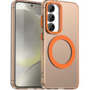 Candy Magsafe PC Hybrid TPU Phone Case, For Samsung Galaxy S25+ 5G, For Samsung Galaxy S25 Ultra 5G, For Samsung Galaxy S24 FE 5G