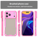 Armor Glaze PC Hybrid TPU Phone Case, For iPhone 17 Pro Max, For iPhone 17 Pro, For iPhone 17, For iPhone Air (Copy)