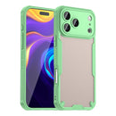 Armor Glaze PC Hybrid TPU Phone Case, For iPhone 17 Pro Max, For iPhone 17 Pro, For iPhone 17, For iPhone Air (Copy)