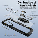 TPU + PC Lens Protection Phone Case with Ring Holder, For Samsung Galaxy S25+ 5G, For Samsung Galaxy S25 Ultra 5G, For Samsung Galaxy S24 FE 5G