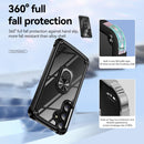 TPU + PC Lens Protection Phone Case with Ring Holder, For Samsung Galaxy S25+ 5G, For Samsung Galaxy S25 Ultra 5G, For Samsung Galaxy S24 FE 5G
