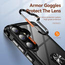 TPU + PC Lens Protection Phone Case with Ring Holder, For Samsung Galaxy S25+ 5G, For Samsung Galaxy S25 Ultra 5G, For Samsung Galaxy S24 FE 5G