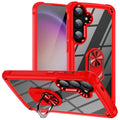 TPU + PC Lens Protection Phone Case with Ring Holder, For Samsung Galaxy S25+ 5G, For Samsung Galaxy S25 Ultra 5G, For Samsung Galaxy S24 FE 5G