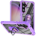 TPU + PC Lens Protection Phone Case with Ring Holder, For Samsung Galaxy S25+ 5G, For Samsung Galaxy S25 Ultra 5G, For Samsung Galaxy S24 FE 5G