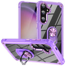 TPU + PC Lens Protection Phone Case with Ring Holder, For Samsung Galaxy S25+ 5G, For Samsung Galaxy S25 Ultra 5G, For Samsung Galaxy S24 FE 5G
