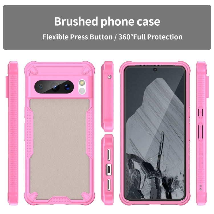 Armor Glaze PC Hybrid TPU Phone Case, For Google Pixel 8 Pro, For Google Pixel 8, For Google Pixel 6a, For Google Pixel 6 Pro