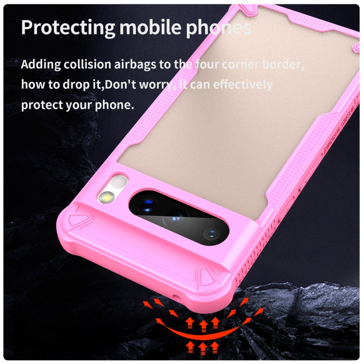 Armor Glaze PC Hybrid TPU Phone Case, For Google Pixel 8 Pro, For Google Pixel 8, For Google Pixel 6a, For Google Pixel 6 Pro