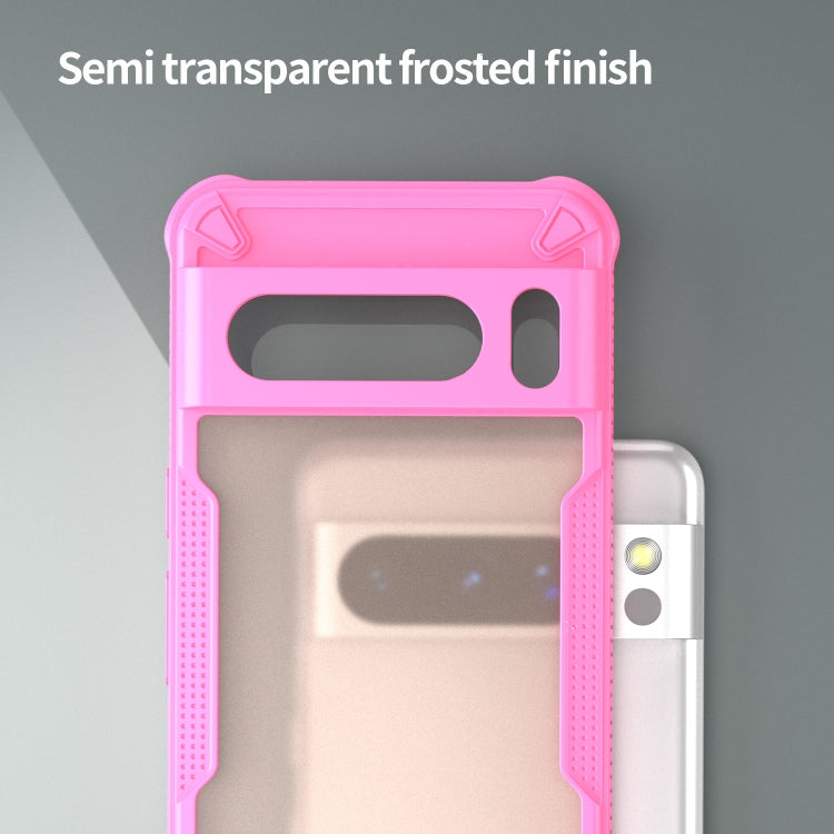 Armor Glaze PC Hybrid TPU Phone Case, For Google Pixel 8 Pro, For Google Pixel 8, For Google Pixel 6a, For Google Pixel 6 Pro