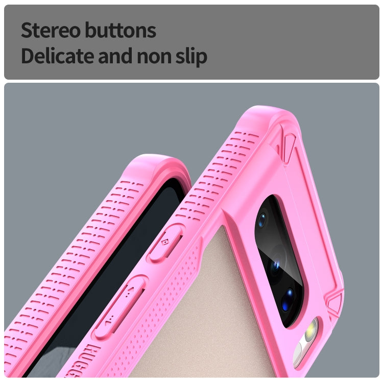 Armor Glaze PC Hybrid TPU Phone Case, For Google Pixel 8 Pro, For Google Pixel 8, For Google Pixel 6a, For Google Pixel 6 Pro