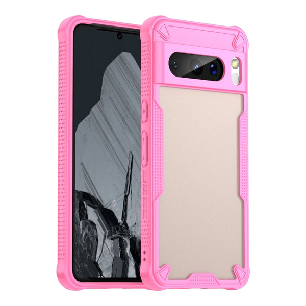 Armor Glaze PC Hybrid TPU Phone Case, For Google Pixel 8 Pro, For Google Pixel 8, For Google Pixel 6a, For Google Pixel 6 Pro