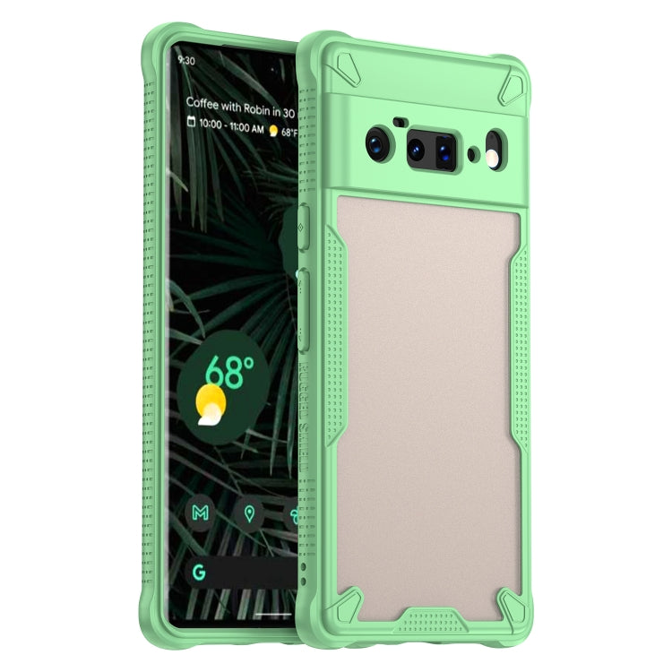 Armor Glaze PC Hybrid TPU Phone Case, For Google Pixel 8 Pro, For Google Pixel 8, For Google Pixel 6a, For Google Pixel 6 Pro