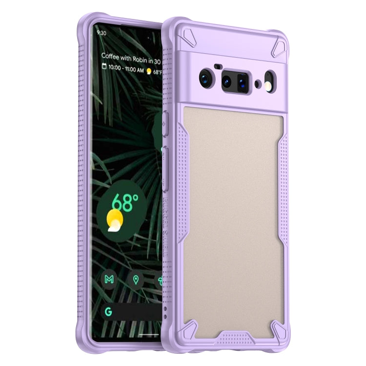 Armor Glaze PC Hybrid TPU Phone Case, For Google Pixel 8 Pro, For Google Pixel 8, For Google Pixel 6a, For Google Pixel 6 Pro