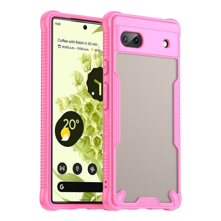 Armor Glaze PC Hybrid TPU Phone Case, For Google Pixel 8 Pro, For Google Pixel 8, For Google Pixel 6a, For Google Pixel 6 Pro