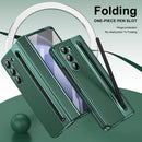 Integrated PC + PU Phone Case with Pen / Pen Box, For Samsung Galaxy Z Fold5, For Samsung Galaxy Z Fold4, For Samsung Galaxy Z Fold3 5G