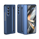 Integrated PC + PU Phone Case with Pen / Pen Box, For Samsung Galaxy Z Fold5, For Samsung Galaxy Z Fold4, For Samsung Galaxy Z Fold3 5G