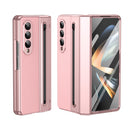 Integrated PC + PU Phone Case with Pen / Pen Box, For Samsung Galaxy Z Fold5, For Samsung Galaxy Z Fold4, For Samsung Galaxy Z Fold3 5G