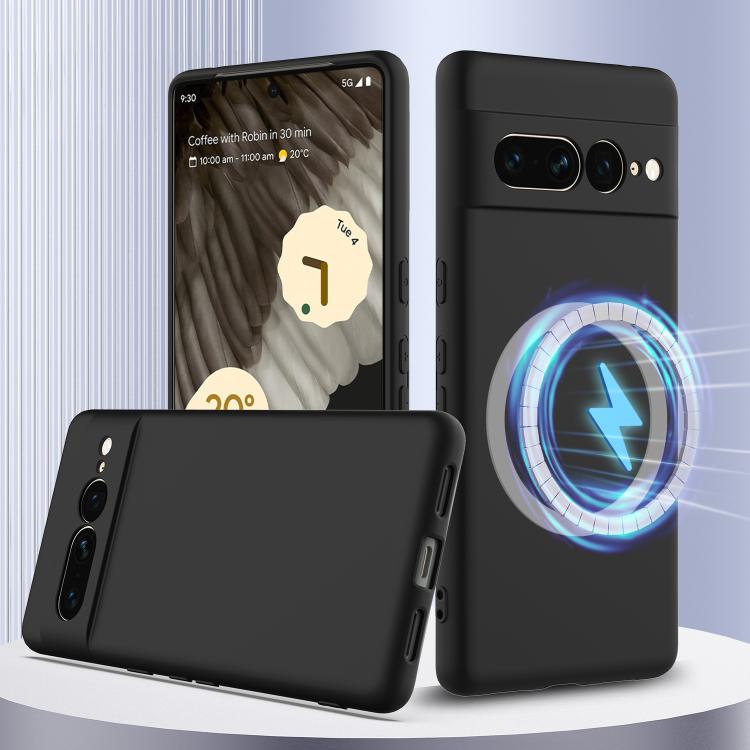 Shockproof Silicone Magsafe Phone Case, For Google Pixel 9, For Google Pixel 8a, For Google Pixel 8 Pro, For Google Pixel 8, For Google Pixel 7a, For Google Pixel 7 Pro