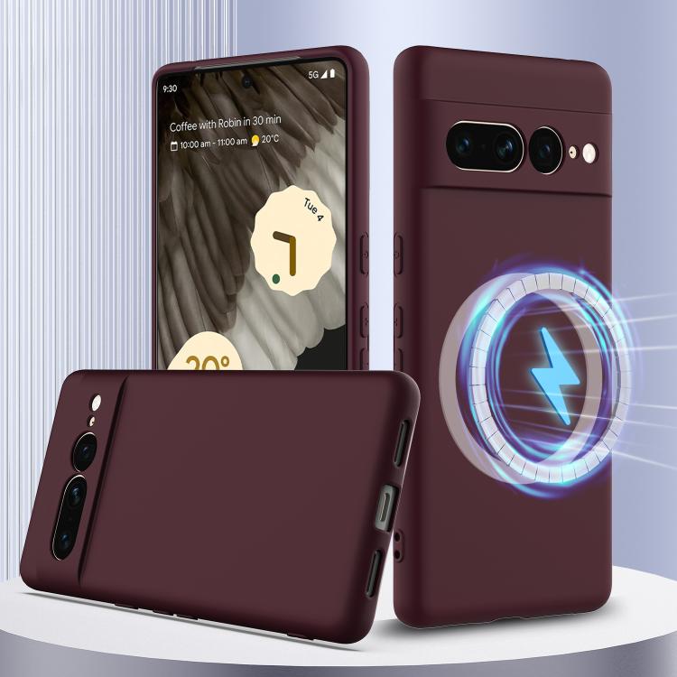 Shockproof Silicone Magsafe Phone Case, For Google Pixel 9, For Google Pixel 8a, For Google Pixel 8 Pro, For Google Pixel 8, For Google Pixel 7a, For Google Pixel 7 Pro