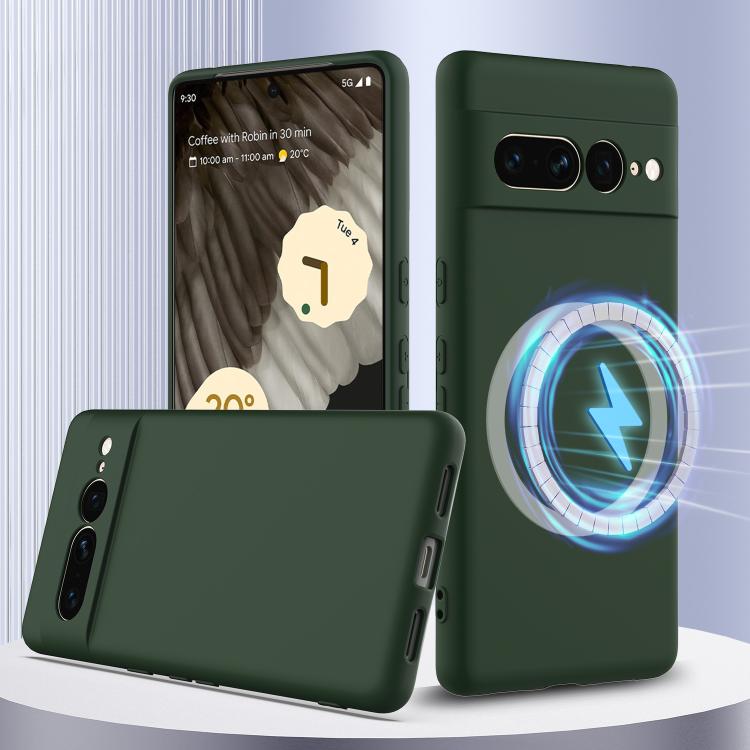 Shockproof Silicone Magsafe Phone Case, For Google Pixel 9, For Google Pixel 8a, For Google Pixel 8 Pro, For Google Pixel 8, For Google Pixel 7a, For Google Pixel 7 Pro