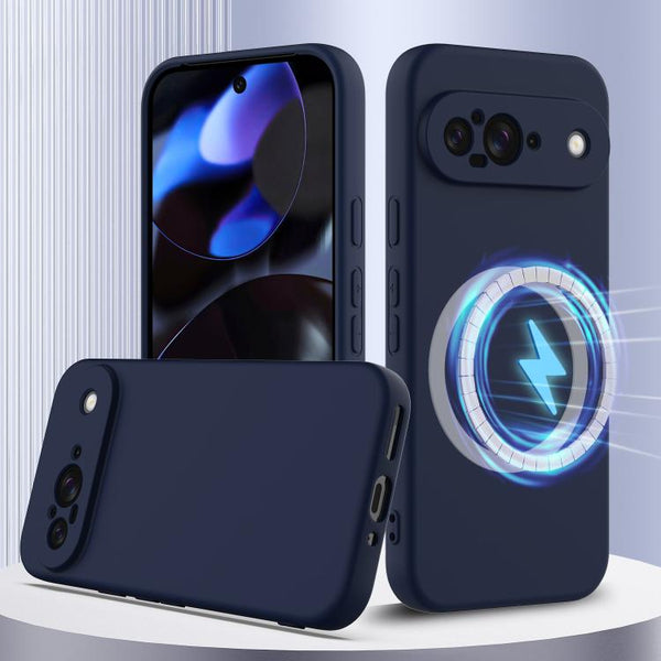 Shockproof Silicone Magsafe Phone Case, For Google Pixel 9, For Google Pixel 8a, For Google Pixel 8 Pro, For Google Pixel 8, For Google Pixel 7a, For Google Pixel 7 Pro
