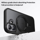 Frosted 360 Degree MagSafe Magnetic Holder Phone Case, For iPhone 17, For iPhone Air