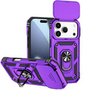Sliding Camera shield Holder Phone Case For iPhone 18 Pro