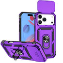 Sliding Camera shield Holder Phone Case For iPhone 18 Pro