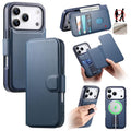 For iPhone 18 Pro / 17 Pro MagSafe Leather Phone Case