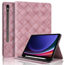Rhombus Embossing Leather Tablet Case S9 FE+ 12.4''