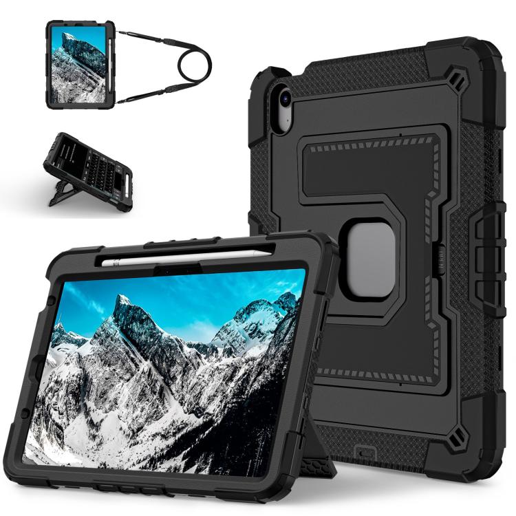 Silicone PC Tablet Case with Shoulder Strap and Stand For iPad 11th Gen 2025 A16