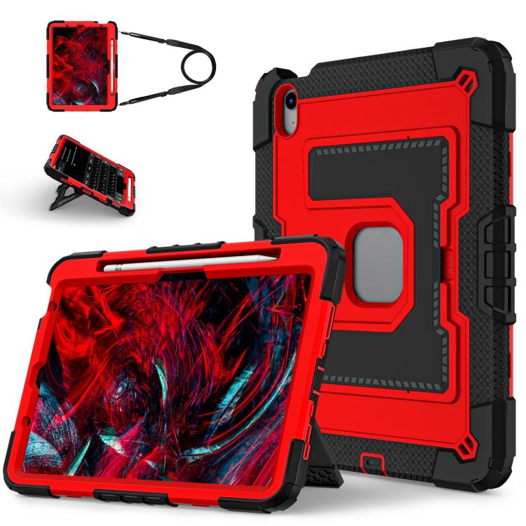 Silicone PC Tablet Case with Shoulder Strap and Stand For iPad 11th Gen 2025 A16