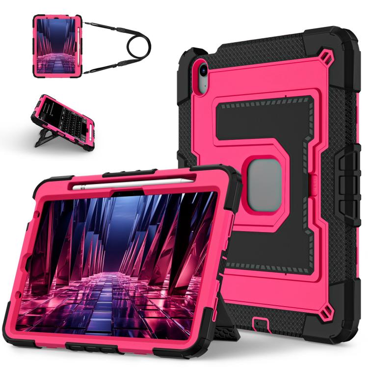 Silicone PC Tablet Case with Shoulder Strap and Stand For iPad 11th Gen 2025 A16