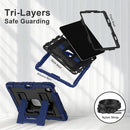 Big Holder Silicone Hydric PC Tablet Case with Shoulder Strap For iPad 10.2 9th 8th 7th Gen