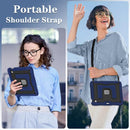 Big Holder Silicone Hydric PC Tablet Case with Shoulder Strap For iPad 10.2 9th 8th 7th Gen