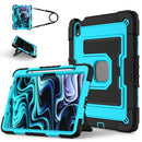 Big Holder Silicone Hydric PC Tablet Case with Shoulder Strap For iPad 10.2 9th 8th 7th Gen