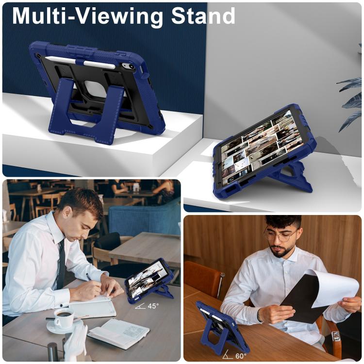 Silicone PC Tablet Case with Shoulder Strap and Stand For iPad 11th Gen 2025 A16