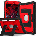 Big Holder Silicone Hydric PC Tablet Case with Shoulder Strap For iPad 10.2 9th 8th 7th Gen
