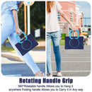 Silicone Hybrid PC Tablet Case with Holder & Shoulder Strap, For Lenovo Tab 10.1 2025