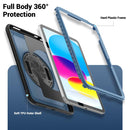 Hand Grip Turntable Stand Tablet Case, For iPad 11th Gen 2025 A16 case