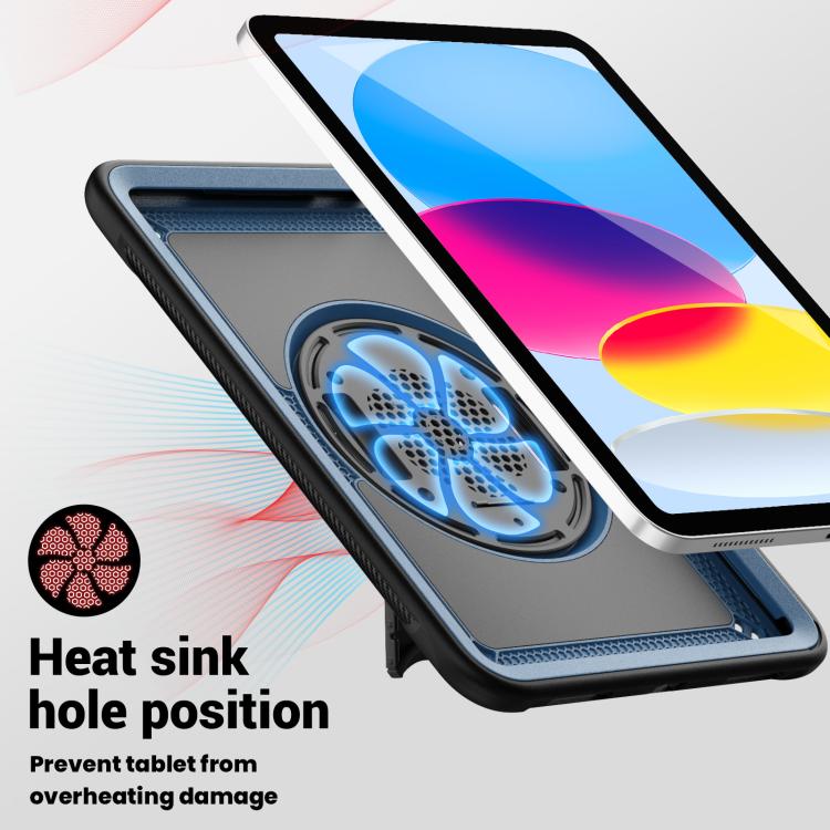 Hand Grip Turntable Stand Tablet Case, For iPad 11th Gen 2025 A16 case