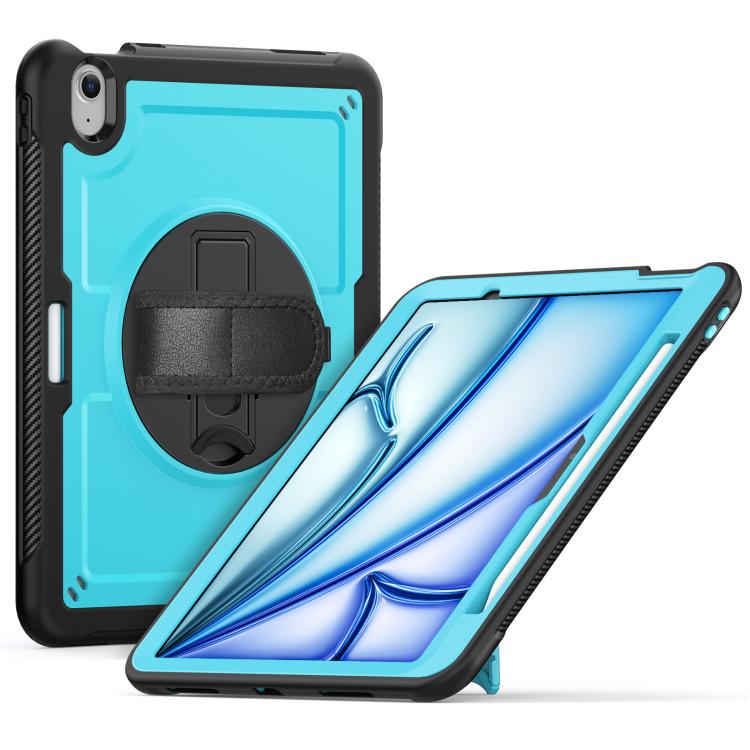 Hand Grip Turntable Stand Tablet Case, For iPad 11th Gen 2025 A16 case